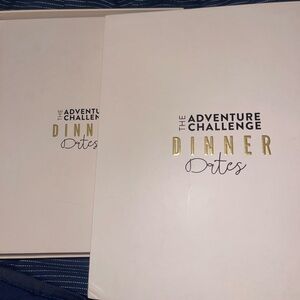 The Adventure Challenge Dinner Dates Cookbook NIB